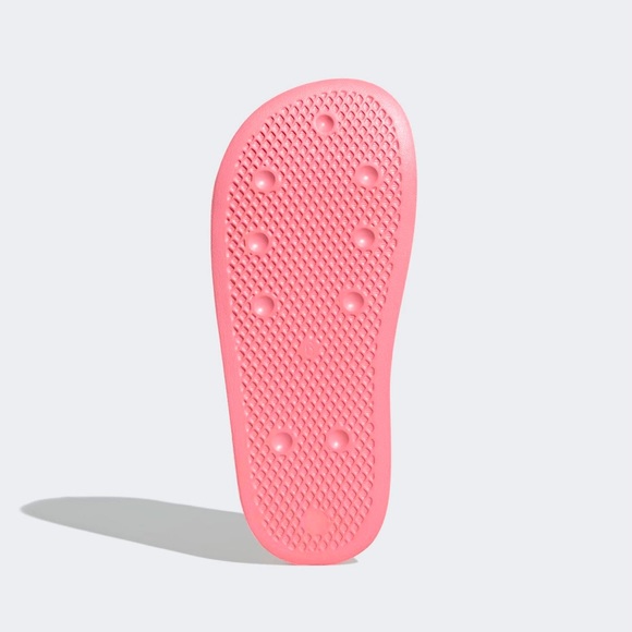 ADIDAS ADILETTE LITE POLKA DOT TREFOIL SLIDES (GLOW PINK/WHITE CLOUD/CARBON) - Picture 5 of 5